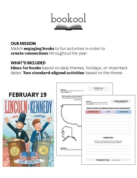 Preview of Lincoln and Kennedy Comparison | Lesson Guide | Presidents' Day