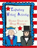Lincoln and Washington Expository Writing Activity