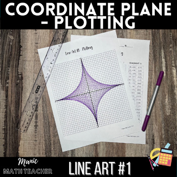 Preview of Line Art #1 - Coordinate Plane - Plotting Points