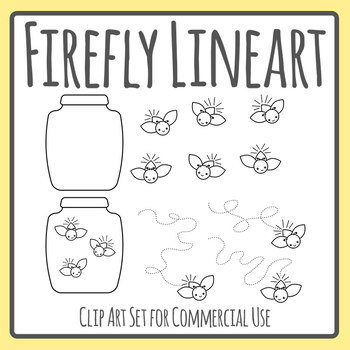 firefly in jar clipart