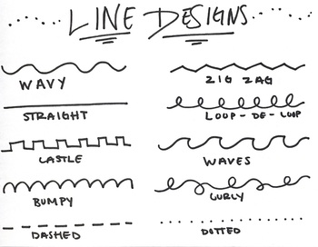 types of lines in design