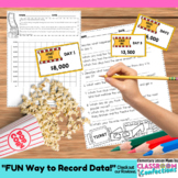 Line Graph Math Center Activity Practice Creating a Line Graph
