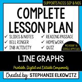 Line Graphs Lesson | Printable & Digital