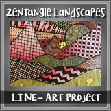 Line - Introductory PowerPoint | Zentangle Landscapes