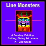 Line Monster Art Project