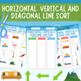 Line Orientation Activity Sort | Horizontal, Vertical and 