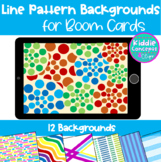 Line Pattern Backgrounds for Boom Cards™ - Digital Task Ca