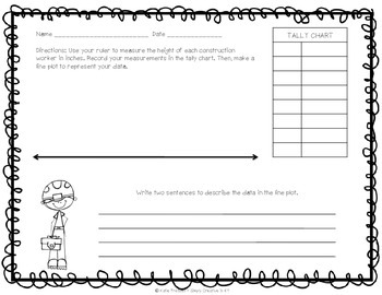 Line Plot Activities or Center by Simply Creative Teaching | TpT
