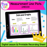 Measurement Line Plots - 2nd Grade Math Digital Mini Lesso