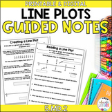 Line Plots 5.MD.2 GUIDED NOTES with GOOGLE SLIDES 