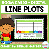 Line Plots - Boom Cards - Distance Learning