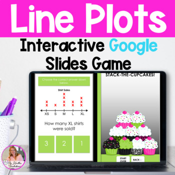 Preview of Line Plots Game on Google Slides