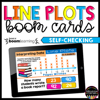 Preview of Line Plots Math Boom Cards Graphing Boom Cards Graphing Games