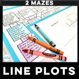 Line Plots with Fractions Activities | Math Maze Worksheets