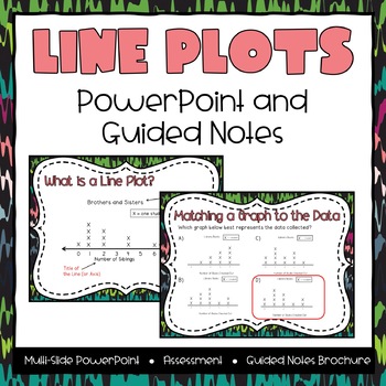 Preview of Line Plots Powerpoint & Guided Notes