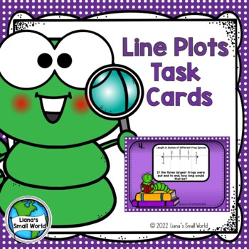 Preview of Line Plots Task Cards