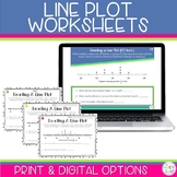 Line Plots Worksheets and Google Classroom Activities