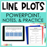 Line Plots with Fractions Slides Lesson with Notes and Goo