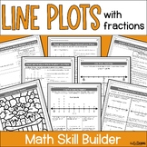 Line Plots with Fractions Worksheets - Line Plot Activitie