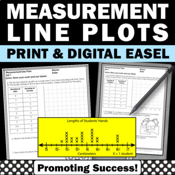 Preview of Line Plots with Measurements Fractions on a Line Plot Activities 5th Grade 5