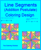 Line Segments - Segment Addition Postulate Coloring Activity # 2