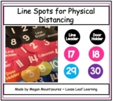 Line/Carpet Spots and Markers for Distancing