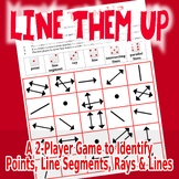Line Them Up - A 2-Player Game to Identify Points, Line Se