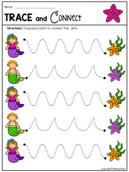 line tracing pre writing activities by polliwog place tpt