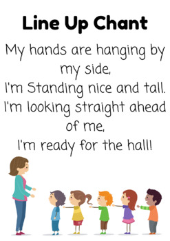 Line Up Chant ! by North Shore Teaching Partners | TPT