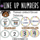 Line Up Numbers|Social Distancing