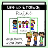 Line Up and Hallway Rules / Routine Posters