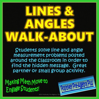 Preview of Line and Angle Relationships Walk-About