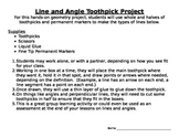 Line and Angle Toothpick Project