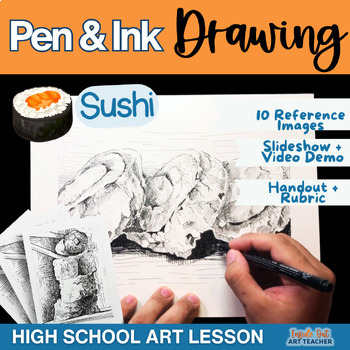 Pen and Ink Drawings: Materials, Techniques and Ideas for Pen and Ink Art —  Art is Fun