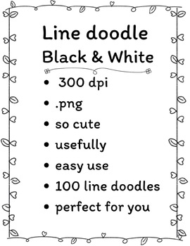 Preview of Line doodle clip art