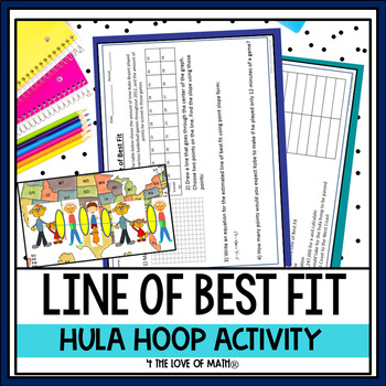 Preview of Line of Best Fit: Hula Hoop Activity