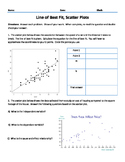 Line of Best Fit and Scatter Plot Assignment