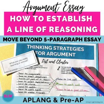 ap lang argument essay line of reasoning