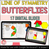 Line of Symmetry Butterflies Activity with Google Jamboard