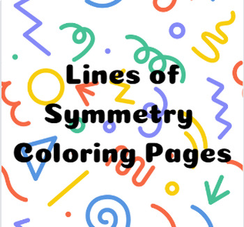 Preview of Line of Symmetry Coloring Pages