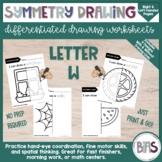 Line of Symmetry | Complete the Drawing | Differentiated W