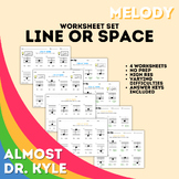 Line or Space - Worksheet Set
