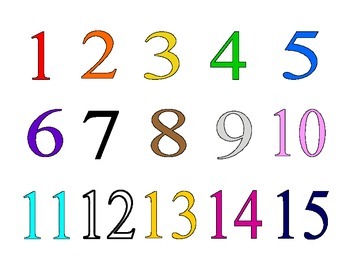 Line up Mat-Numbers-PDF file by Sarah Luse | Teachers Pay Teachers