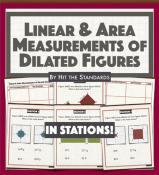 Preview of Dilations: Linear & Area Measurements of Dilated Figures (Area & Perimeter).