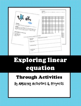Preview of Linear Equation Activity