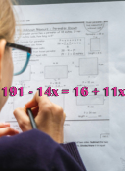 Preview of Linear Equation with Two Variables on Both Sides - Medium Level