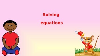 Preview of Linear Equations
