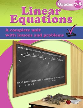 Preview of Linear Equations
