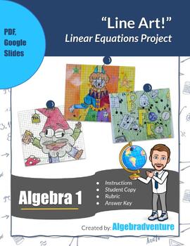 Preview of Linear Equations Picture Art Project