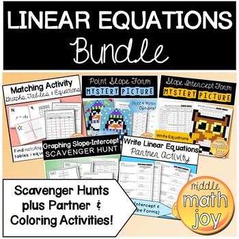 Preview of Linear Equations Bundle